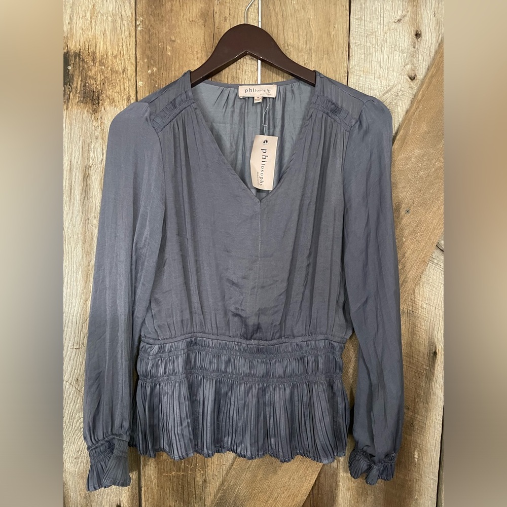 PHILOSOPHY Womens Long Sleeves Medium Top BNWT